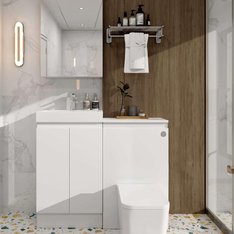 bathroom accessory set