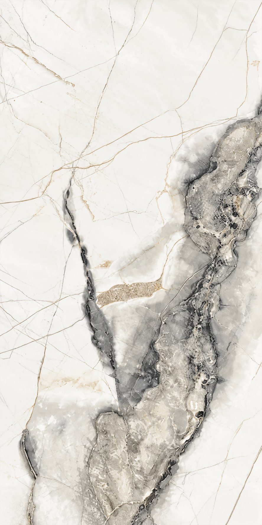 Sky Volcano Polished Marble Effect Tile – 30 × 60 cm