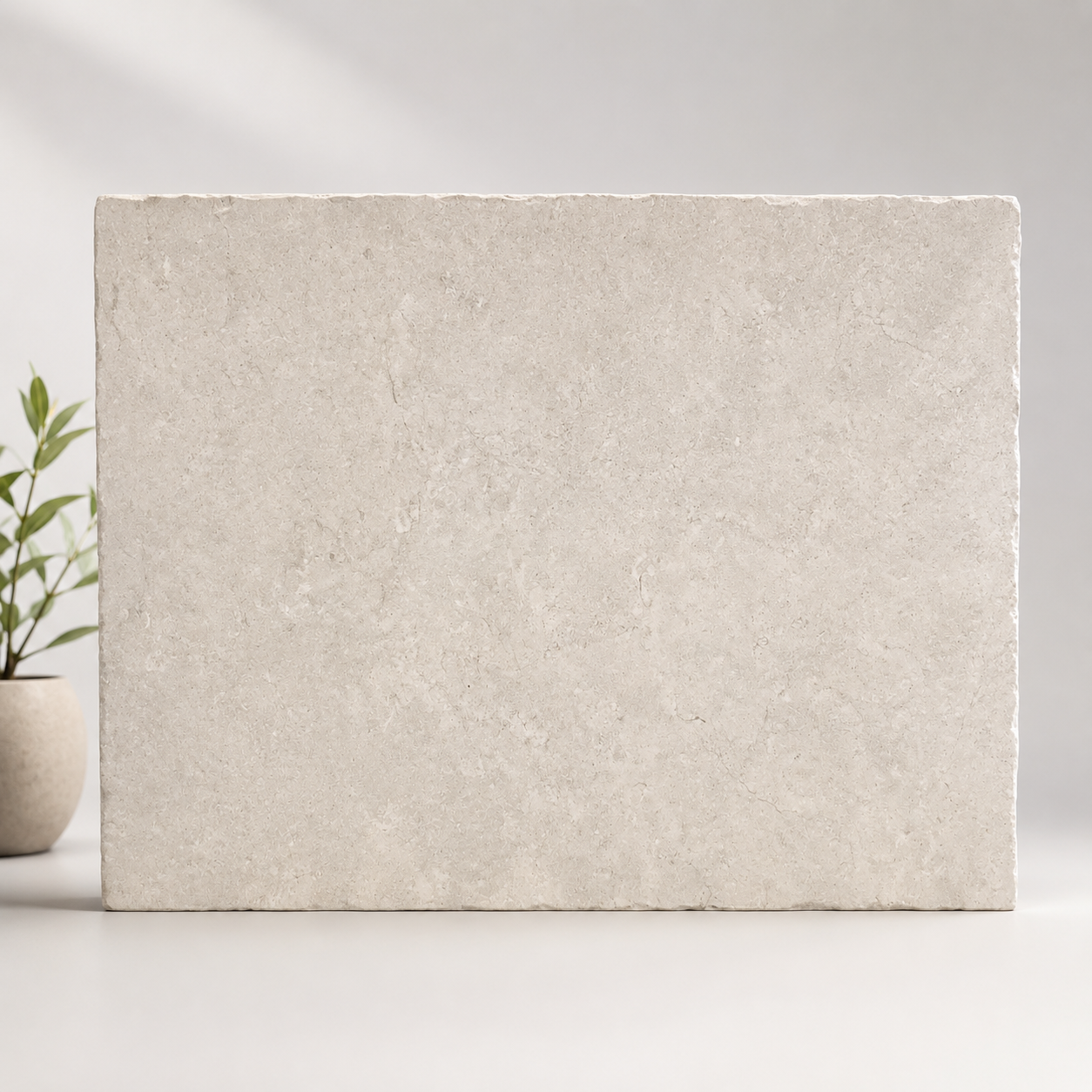 Spanish Ivory Limestone-Effect Tile